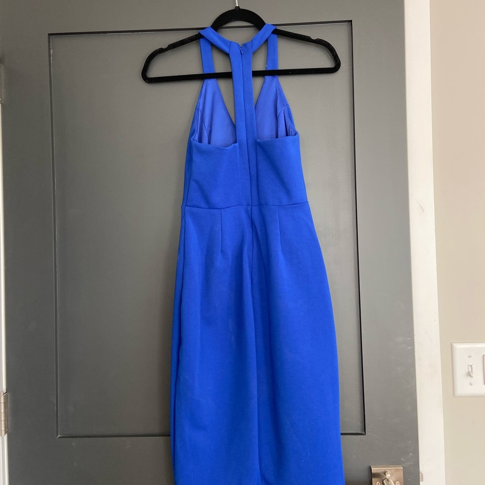 Lulu's Blue Midi Dress - Picture 5 of 8